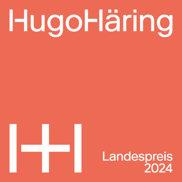 Logo vom Hugo-Häring-Landespreis 2024 
